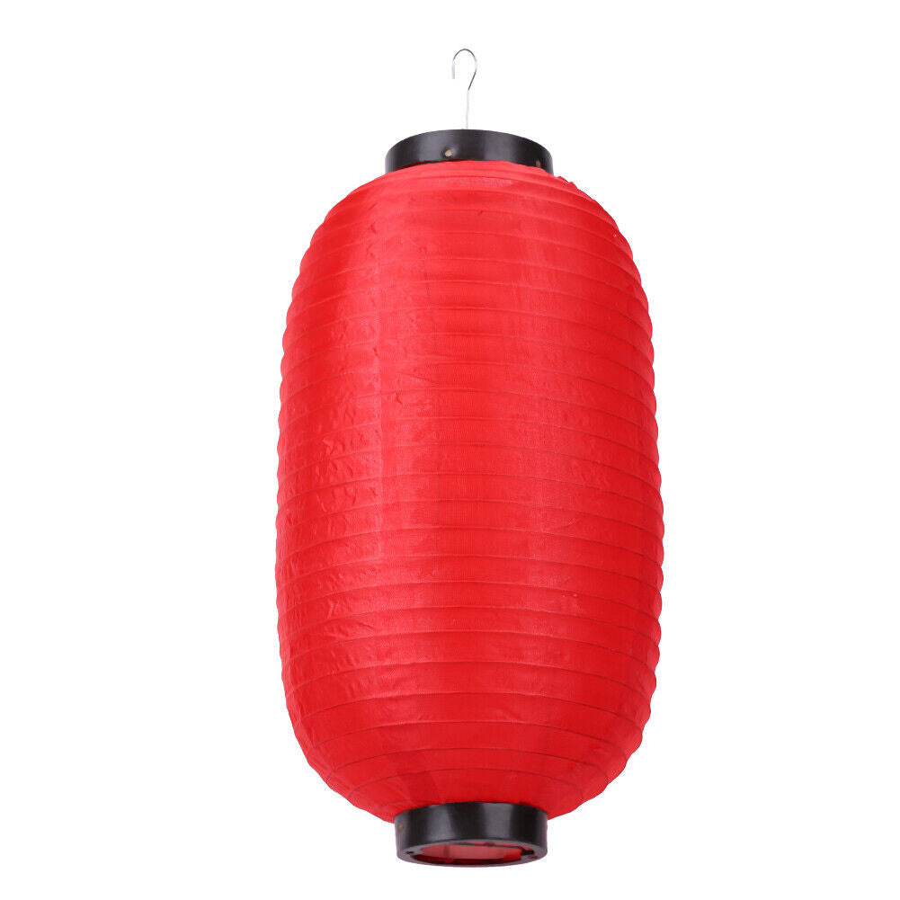 4x Japanese Sushi Lantern Restaurant Bar Festival Hanging Decor (D Red)