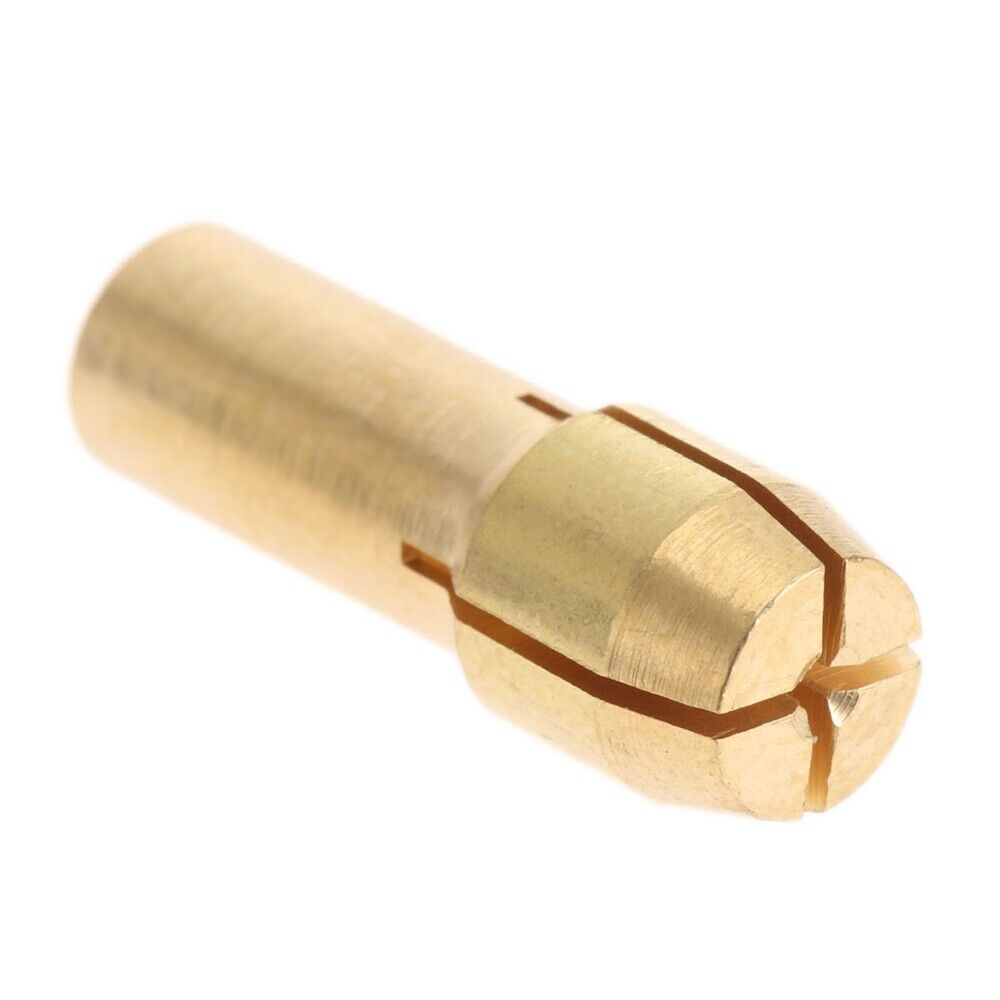 0.5mm-3.2mm Brass Collet Bits 4.8mm Shank & Drill Keyless Chuck Rotary Tool C6B