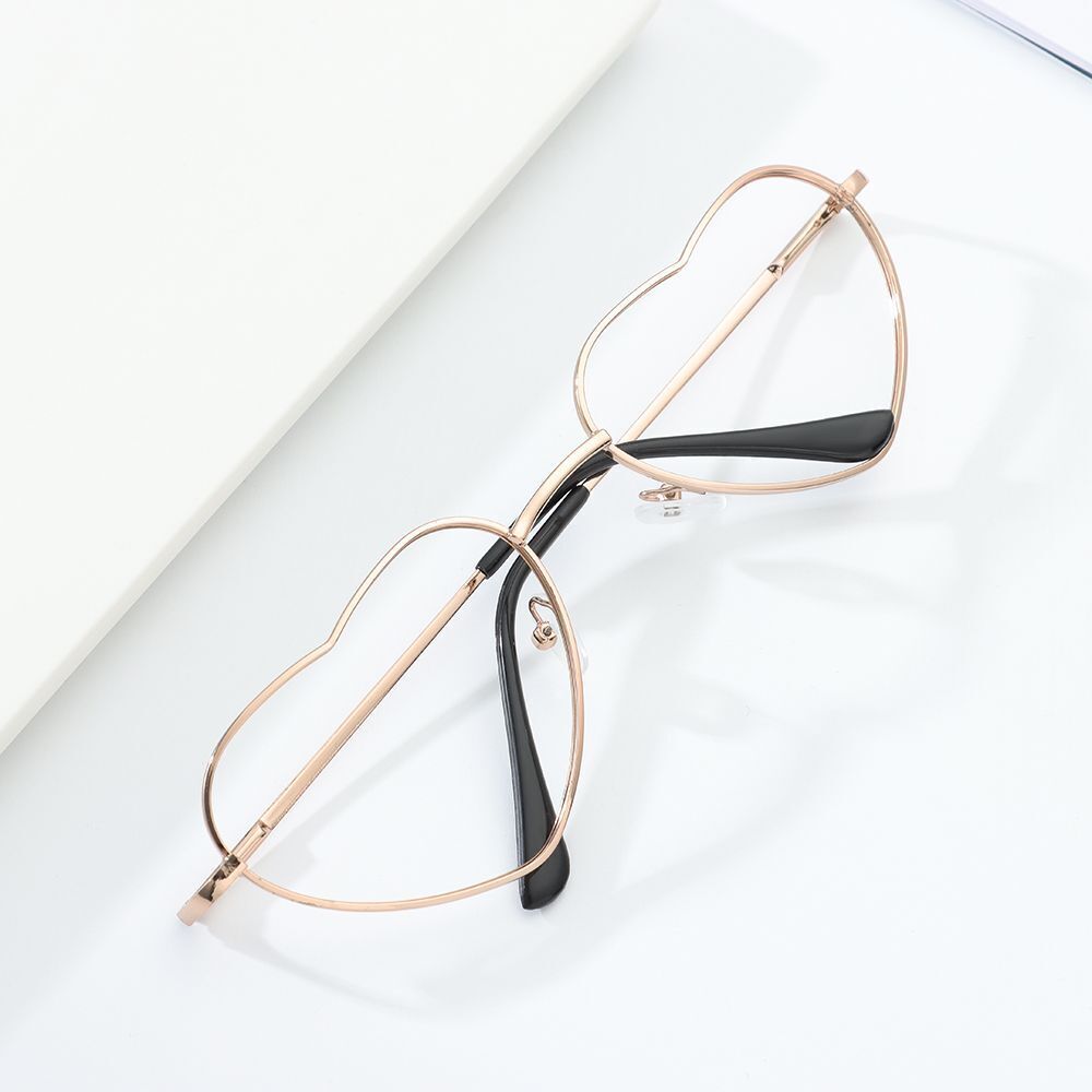 Heart-shaped Frames Photography Eyeglasses Decoration Eyewear Glasses Frame