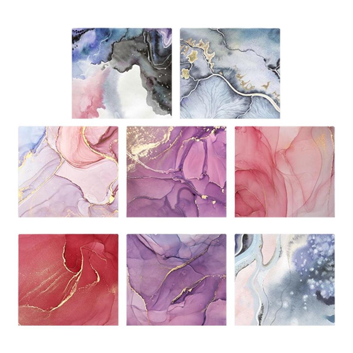 17pcs Heat Transfer Vinyl Sheet Ink Sublimation for Mug Coaster Bag DIY