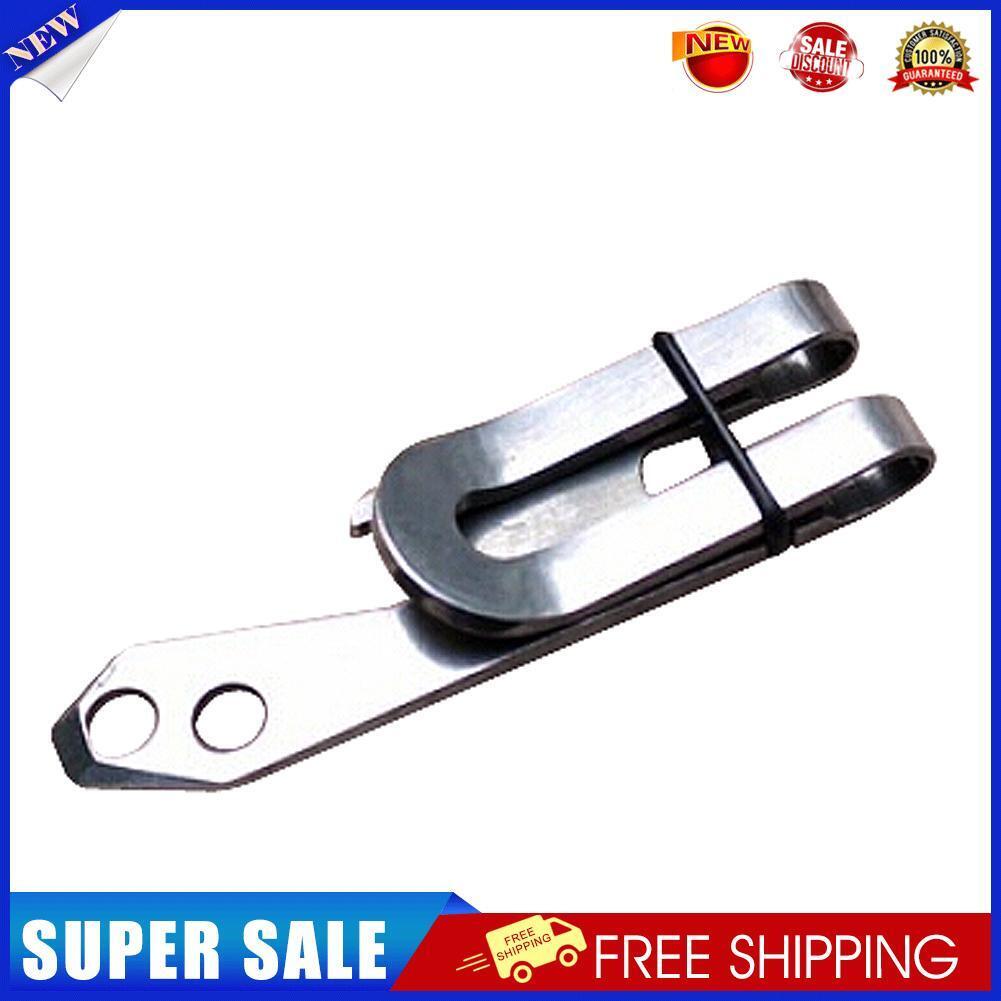 EDC Cash Money Clip Stainless Steel Keychain Clip Belt Holder Beer Opener