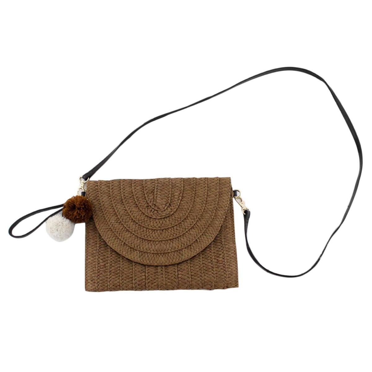 Women Straw Bag Crossbody Strap Shoulder Bags Beach Summer Ladies Casual Bags