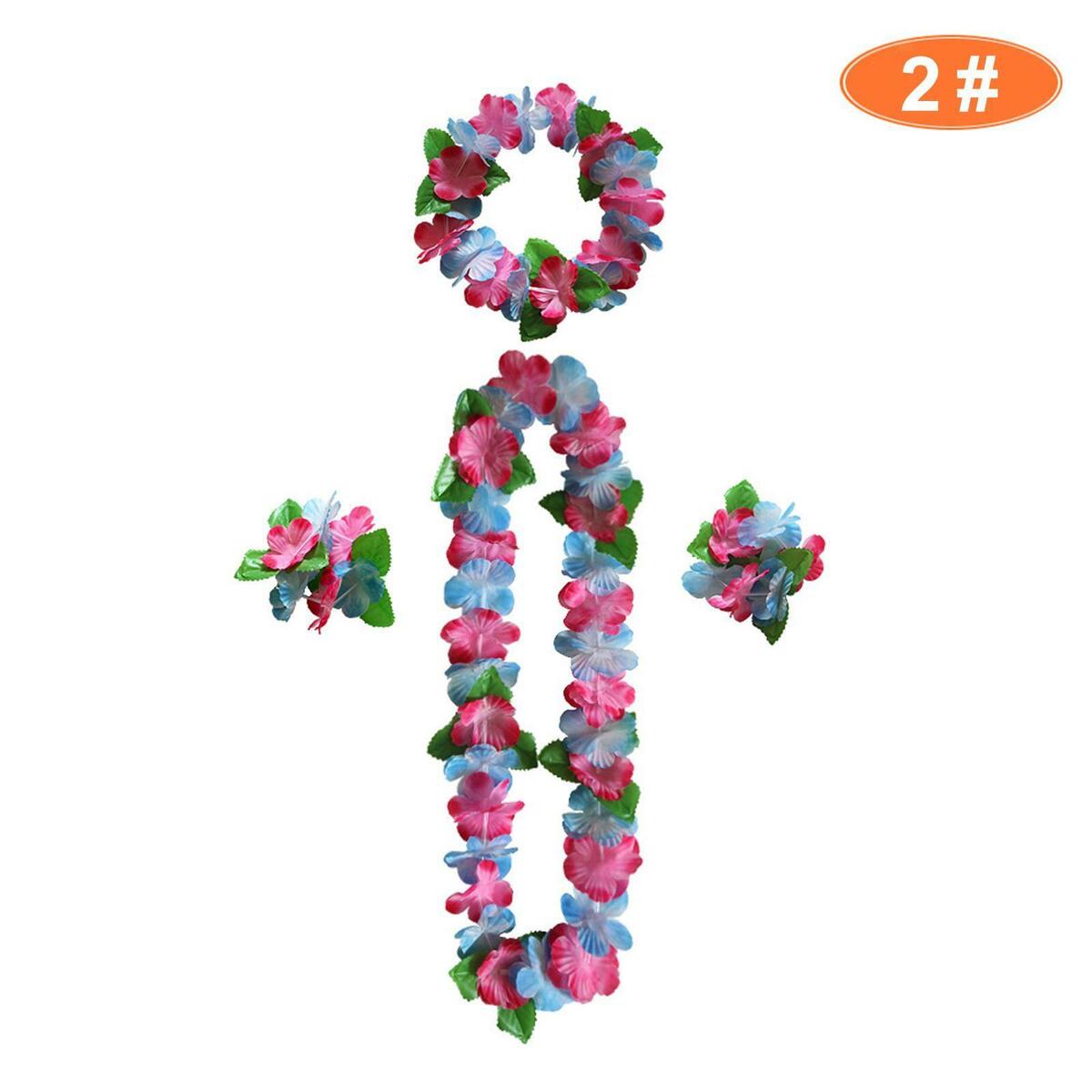 Hawaiian Leis Hanging  Flower Necklace for  Graduation