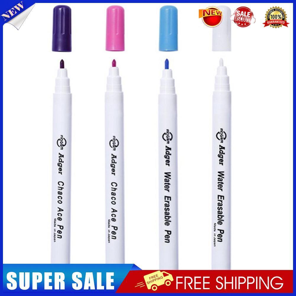 4pcs Water Erasable Pens Fabric Marking Pencil Grommet Ink Soluble Markers