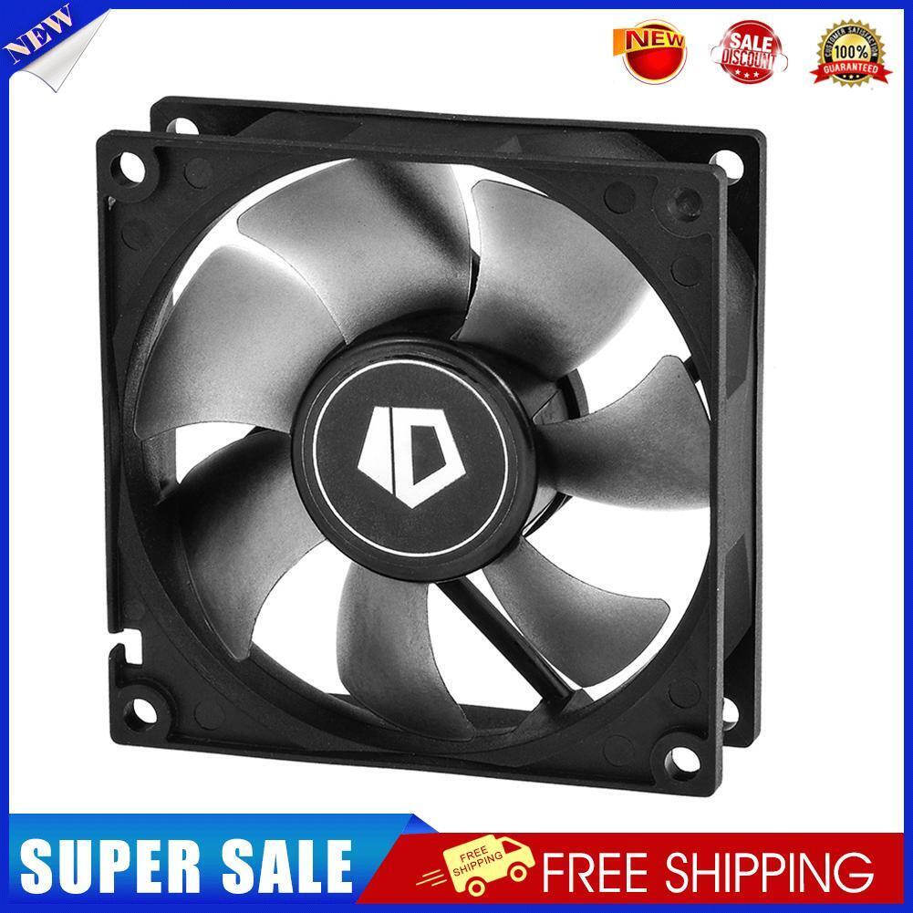 ID-COOLING NO-8025-SD 80mm Quiet 3 Pin Desktop PC Case Small Cooling Fan