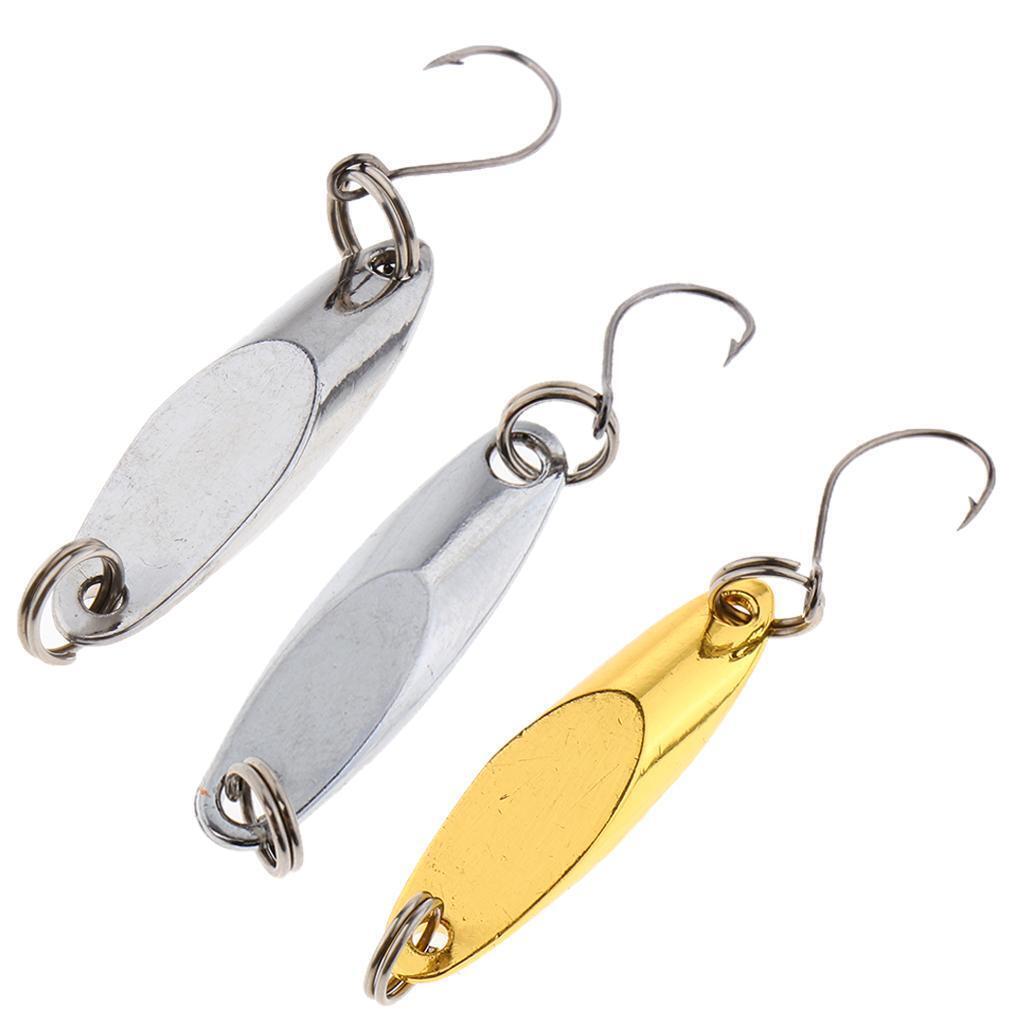 3Pcs Spoon Fishing Lures Metal Sequins Jigs   Lures Jigging Baits