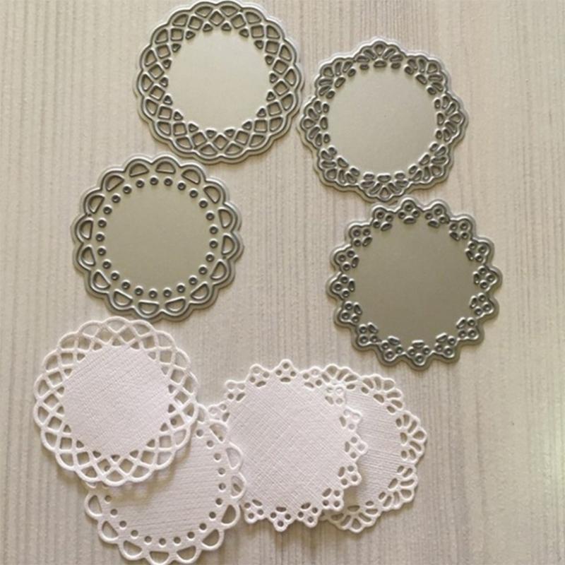 Wreath Circle Metal Cutting Dies Stencil DIY Scrapbooking Album Paper Template