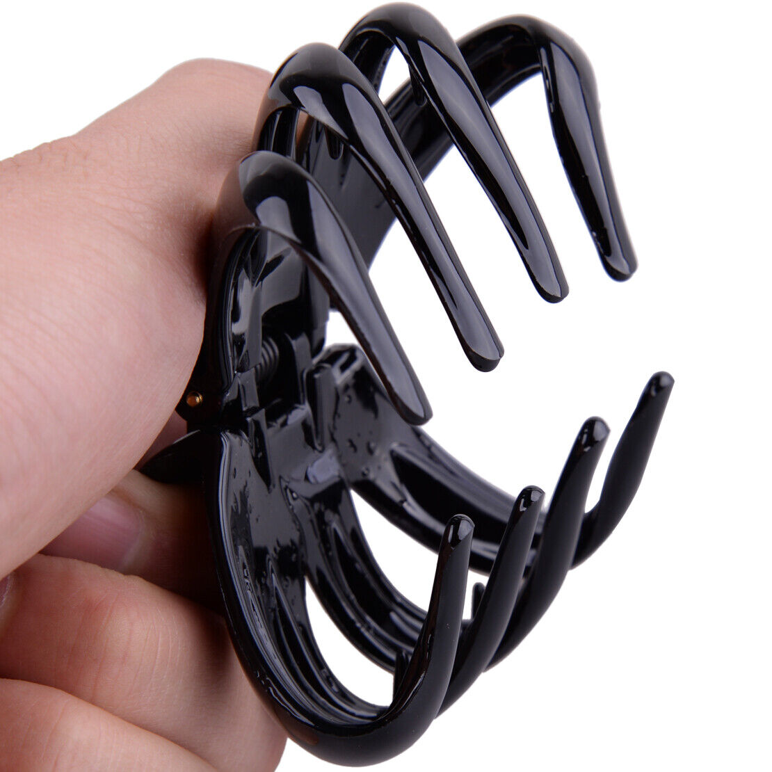 Octopus Hair Claw Clip Plastic Black Brown Set Women Clamp Hairpin Accessory Li