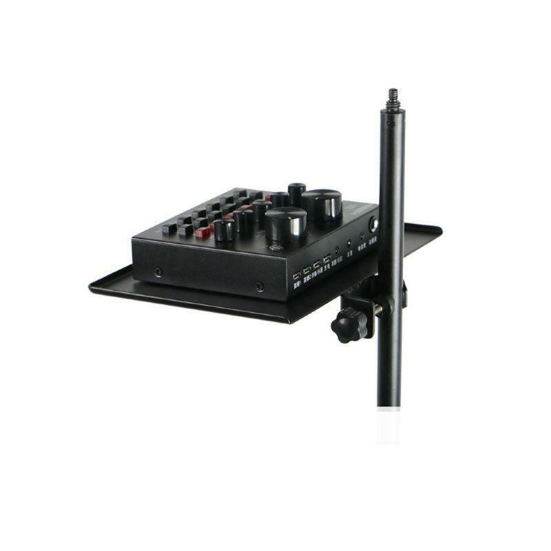 Universal Sound Card Tray Live Broadcast Microphone Rack Stand Phone Clip Holder