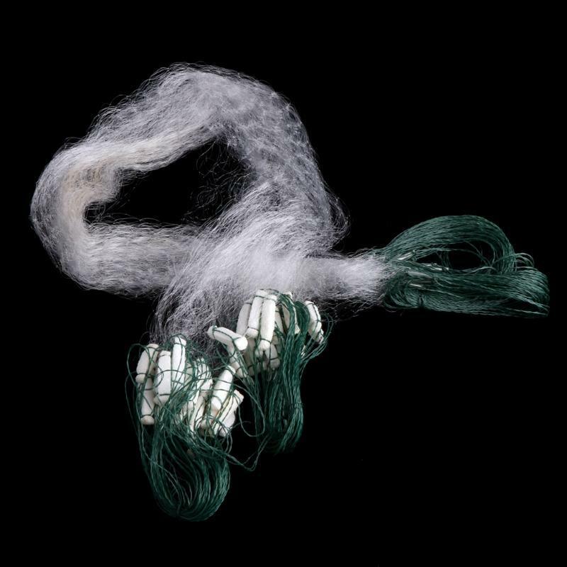 Fine Fish Net w/ Floats Cast Net Easy Throw Catch Fishing Net Hunting Hand Throw