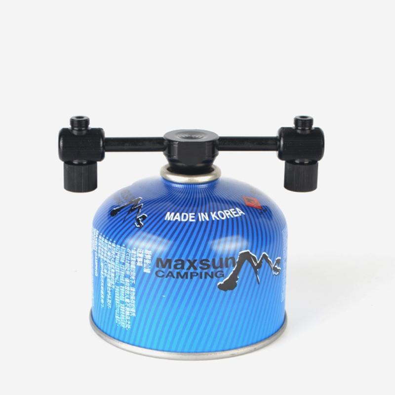 Outdoor Camping Stove Adapter Gas Air Tank Conversion Head Cylinder Converter