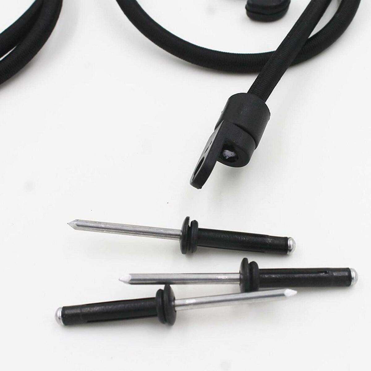 Kayak  Shock Cord Straight Hooks Screws Lashing Hook  J Hooks