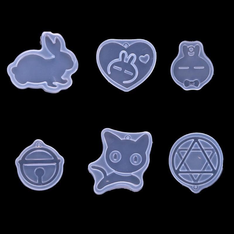 Pendant Molds Cartoon Anime Series DIY Silicone Material Mold Crystal Epoxy Mold