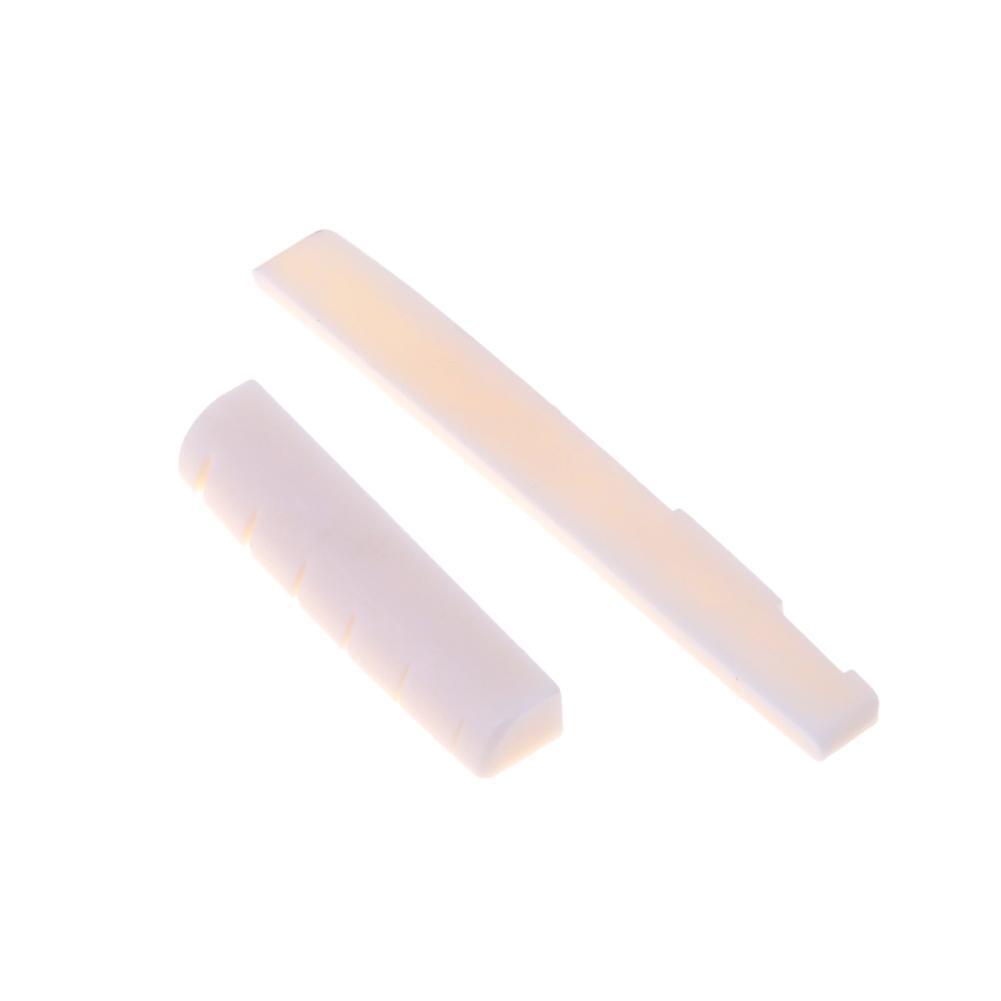 5 Pairs Buffalo Bone Guitar Bridge Nut Saddle for 6 String Classical Guitar
