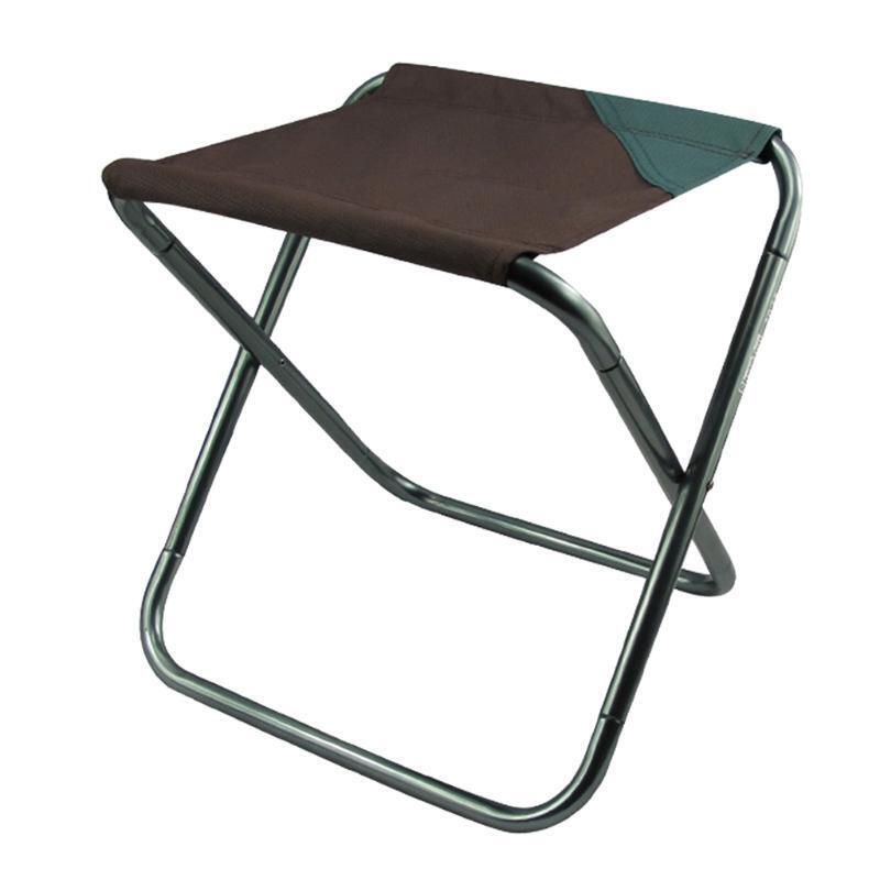 Portable Outdoor Collapsible Stool Aluminium Alloy Folding Chair Camping Seat
