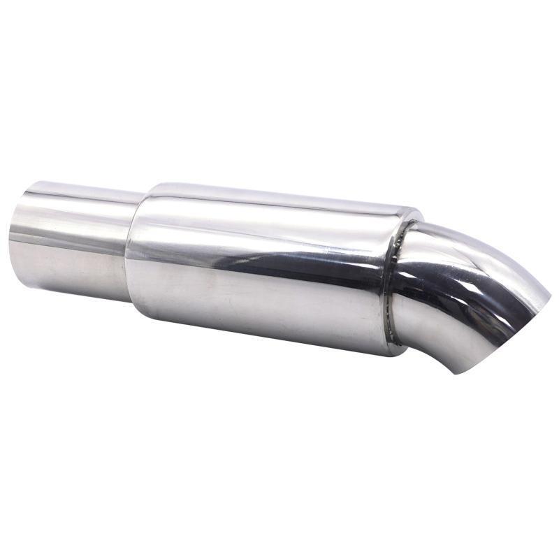 Car Exhaust Pipe Tip Rear Tail Muffler Stainless Chrome Universal Accessories