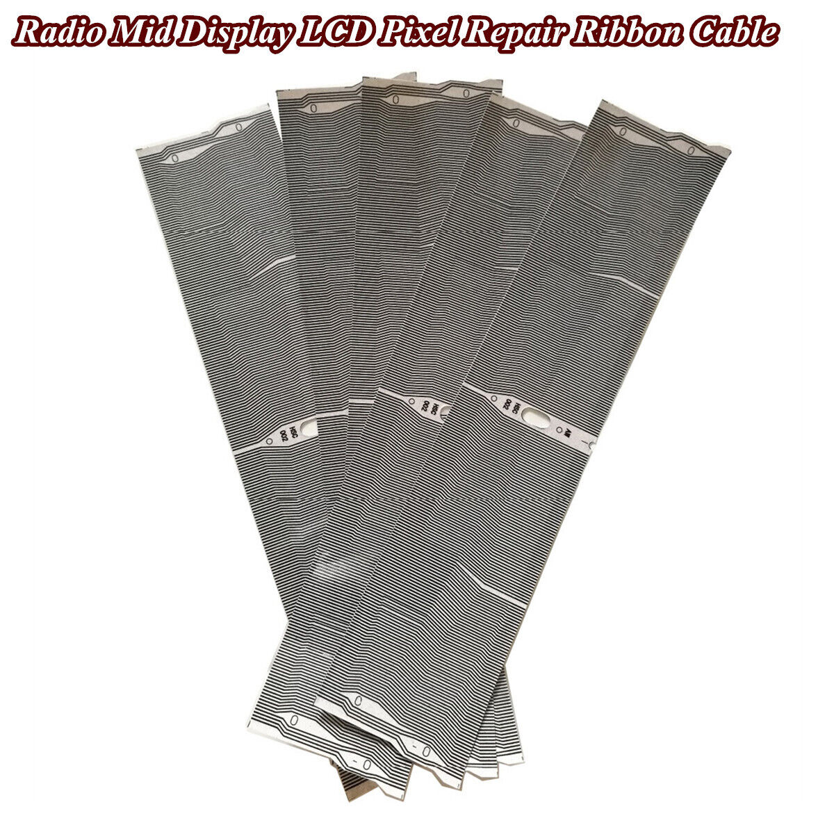 5 Pcs Radio Mid Display LCD Pixel Repair Ribbon Cable For BMW E38 E39 E53 X5 M5