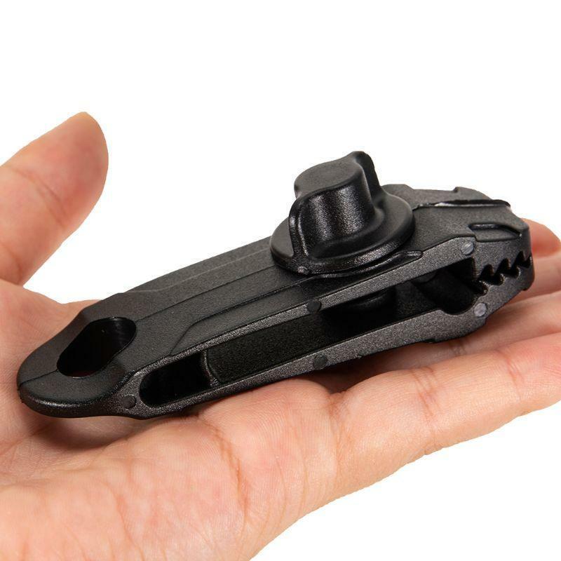 10 Pcs Outdoor Camping Hiking Tent Awning Canopy Clamp Tarp Canvas Clip Jaw Snap