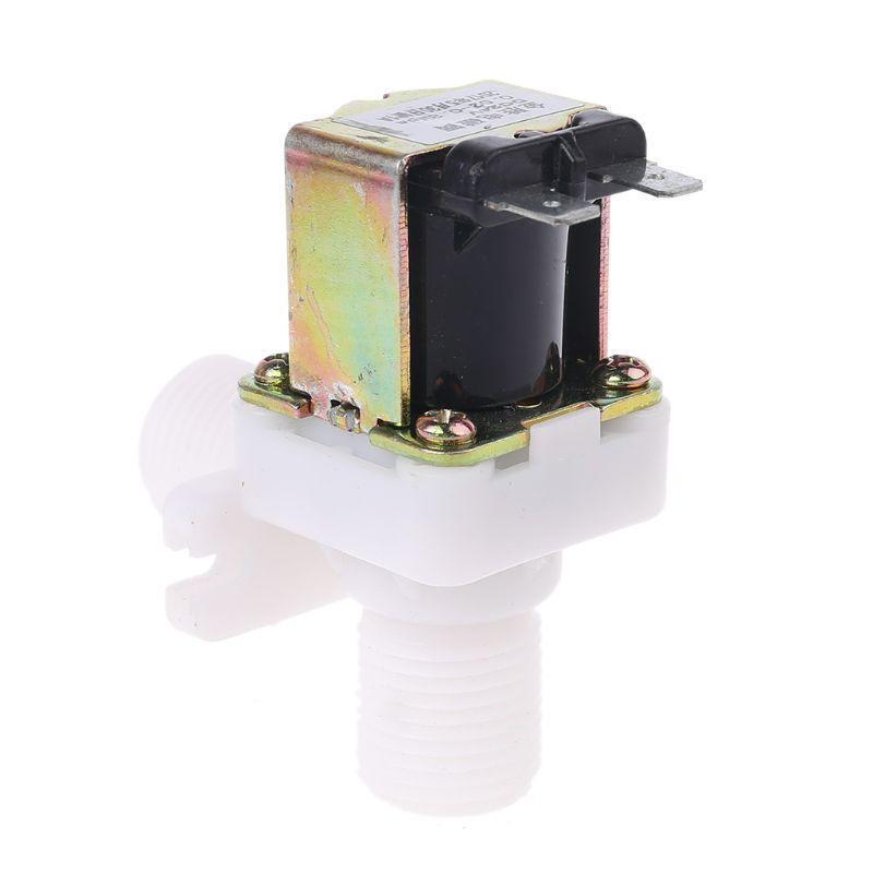 Electric Solenoid Valve Magnetic N/C DC 24V Water Air Inlet Flow Switch 1/2" Hot