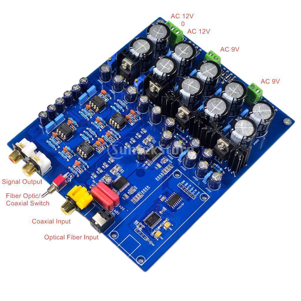 AK4396+AK4113 Dual Chip    DAC Fiber Optic /  / USB Input