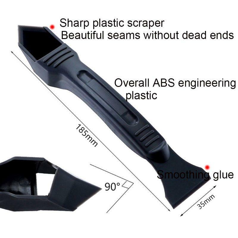 4pcs/set Glass Scraper Tool Floor Tile Cleaner Glue Residual Shovel Caulking
