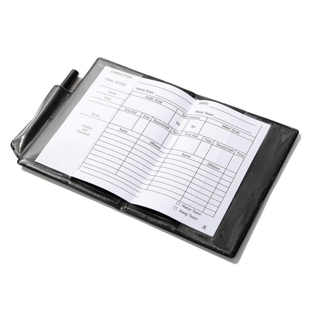 Sport Football Large Referee Red Yellow Card Sport Match Soccer Sheet Set