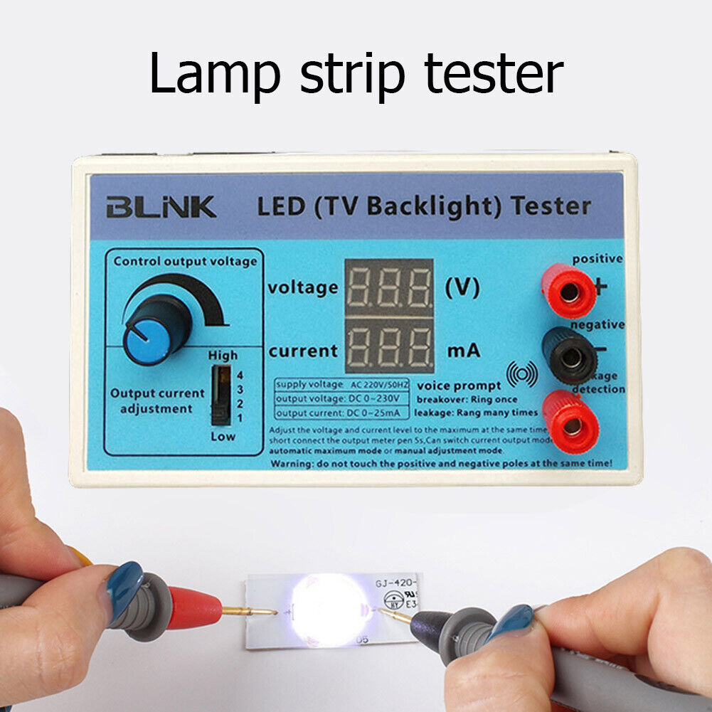 0-230V Output TV Backlight Tester LED Lamp Strip Beads Test Inspection Tool