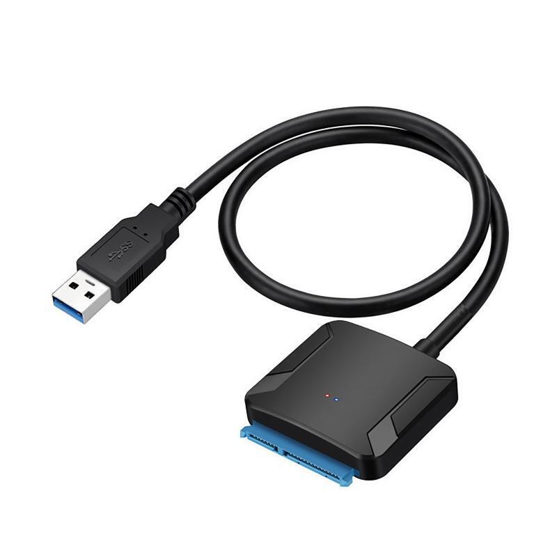 USB3.0 to Sata Hard Drive Cable for 2.5 3.5 HDD SSD Adapter Cord 45cm/17.7in