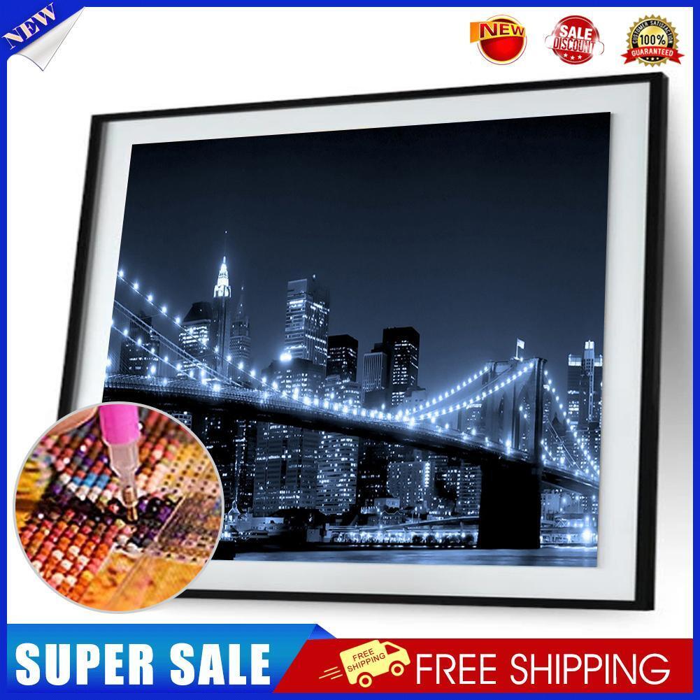 City Night Scenes 5D Diamond DIY Painting Craft Kit Home Decor