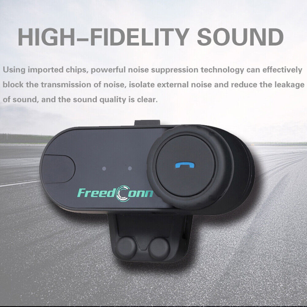 T-COM VB Waterproof Motorcycle Helmet Bluetooth-compatible Intercom Headset