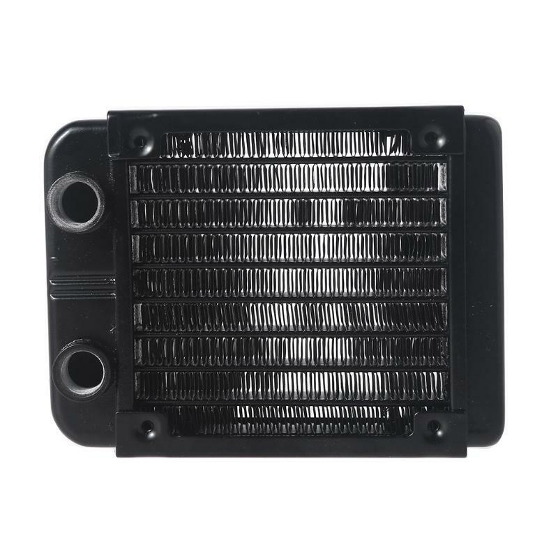 1/4" Pure Aluminum 8 Pipe Heat Exchanger Radiator for Computer PC CPU CO2 Water