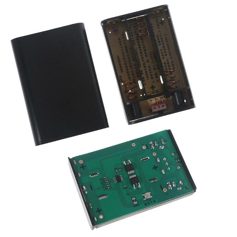 DC 12V Output DIY 3x 18650 Battery Power Bank Box for Wireless Router LED Strip