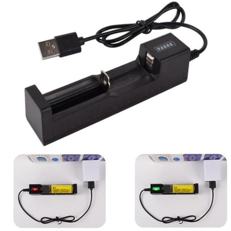Battery Charger Dock Station Cradle 18650 14500 16340 USB Rechargeable Quick
