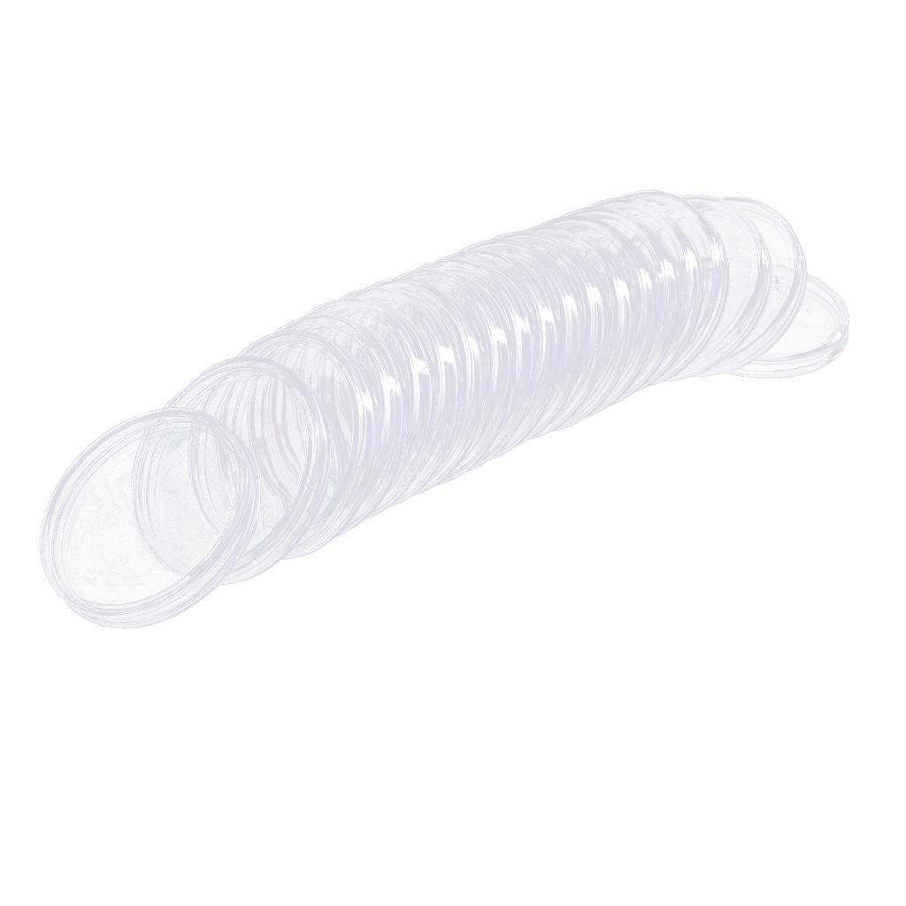 20pcs Plastic  Containers Round  Case  Boxes Holder Multi-sizes