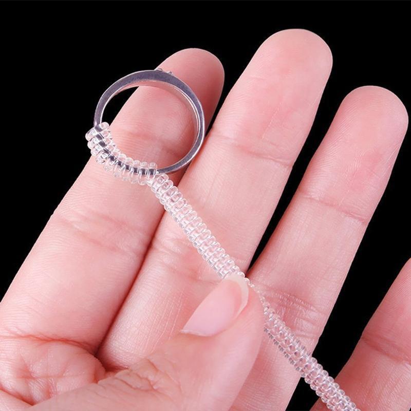 Ring Size Adjuster for Loose Rings 2 Sizes12 Pack with Jewelry Polishing Cloth