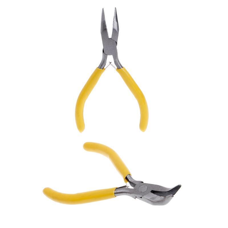 5Pc/Set Mini Jewelry Pliers Precision Jewelry Carbon Steel Handmade Repair Tool