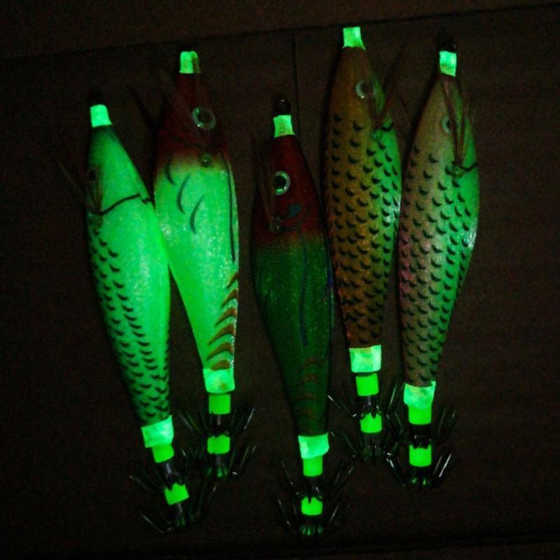 14Pcs Shrimp Prawn Hooks Lure Squid Hook Saltwater Octopus Fishing Squid Lures