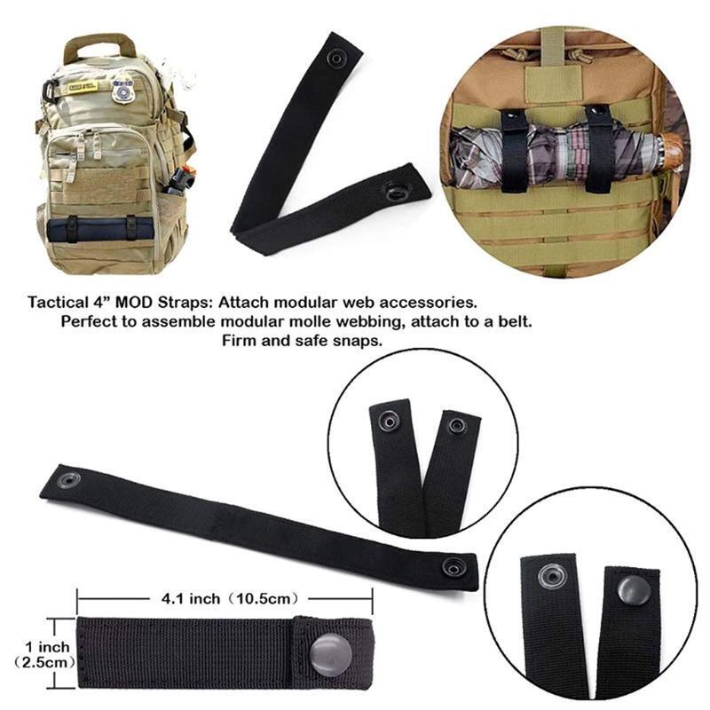 22 Pcs Backpack Fixing Buckle D-Ring Locking Gear Clip Backpack Attachments Kit