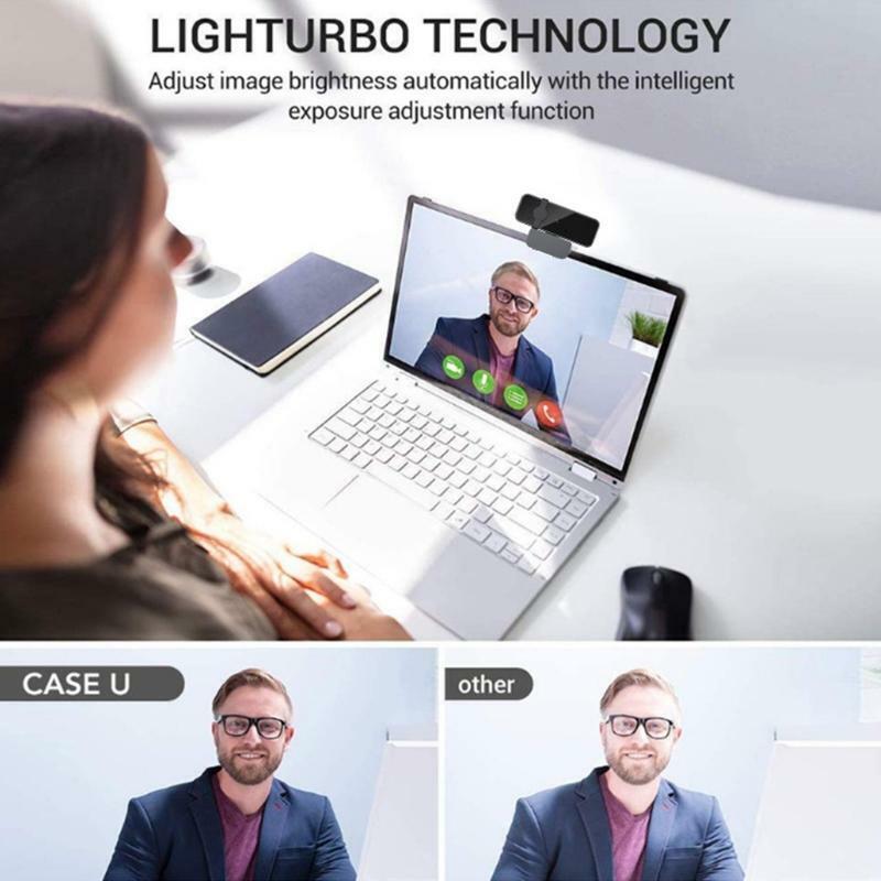 High Definition 1080P Web Camera Built-in Mic Free Drive Plug Play for Broadcast