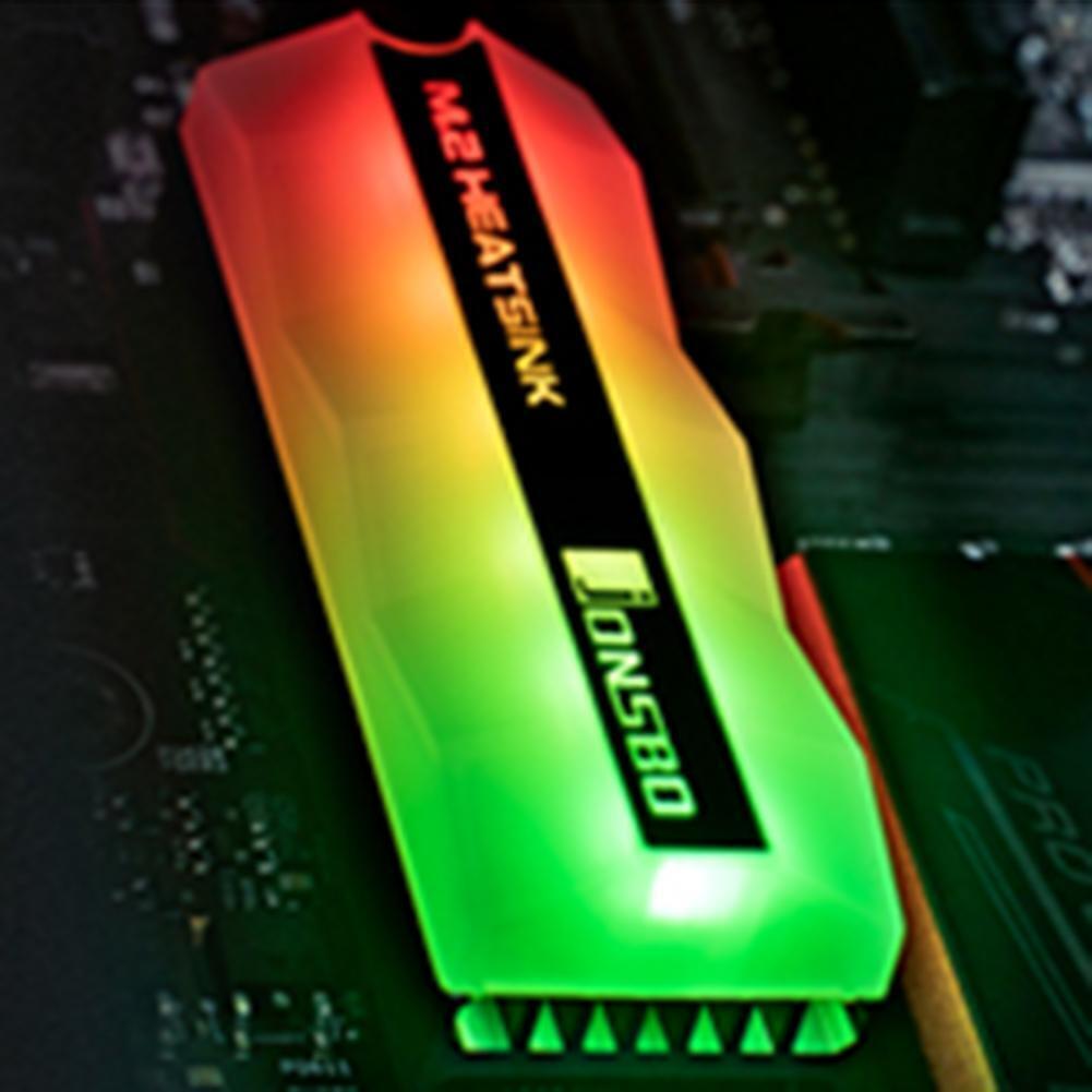 Jonsbo M.2-2 Color Light M.2 SSD Heatsink 5V 3Pin Solid State Drive Cooler