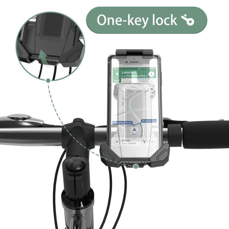 Adjustable Bicycle Phone Holder 360° Rotation Bike Brackets Accessories