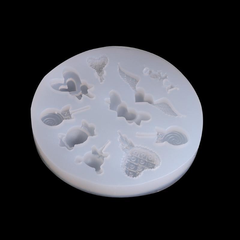 Silicone Lollipop Molds Chocolate Hard Candy Lollypop Sucker Mold Set DIY Crafts