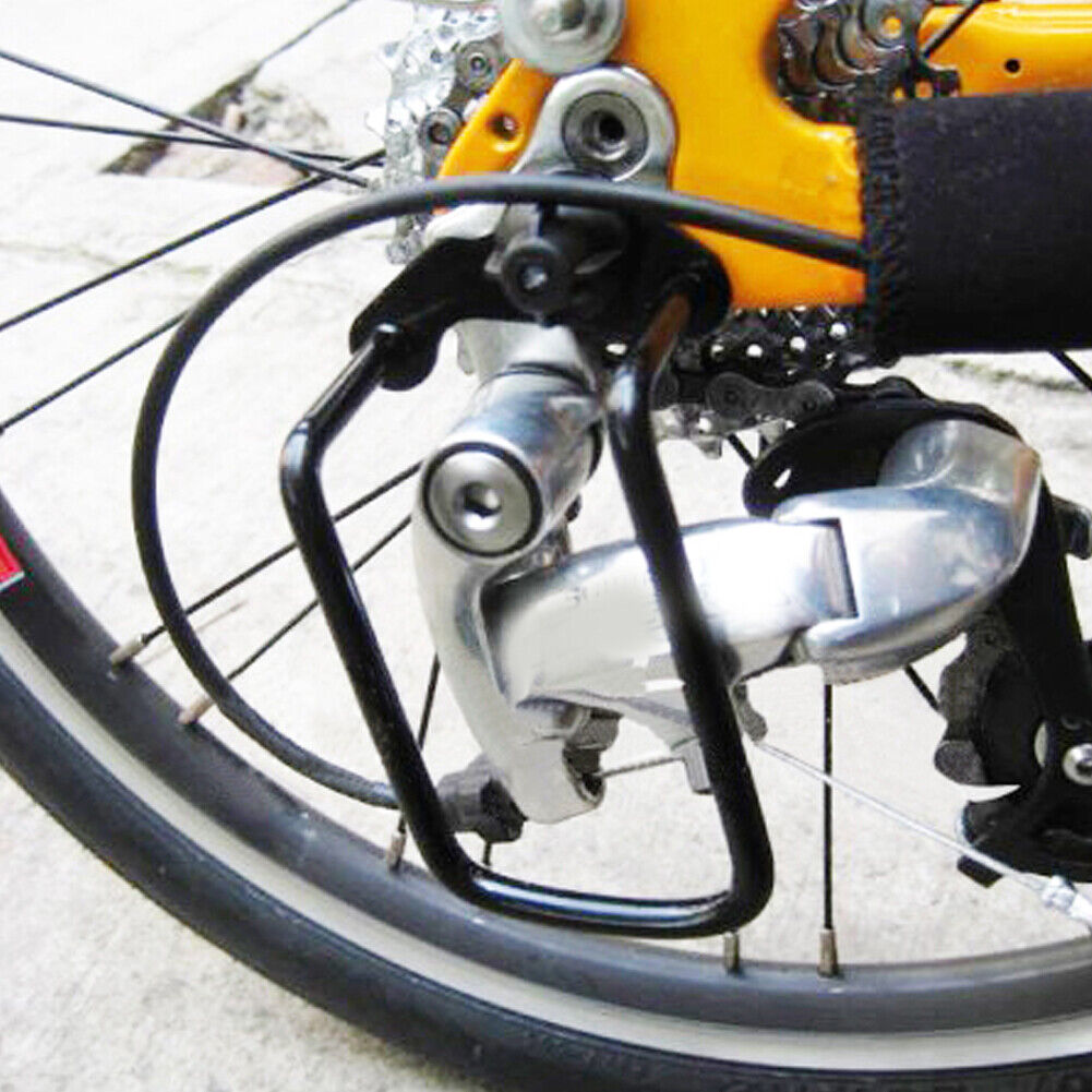 Bicycle Rear Derailleur Chain Gear Protector Transmission Protection(Black)