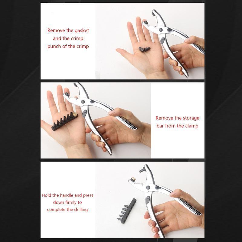 Interchangeable Dies Snap Installation Set Hand Tools for Fastening Replacing