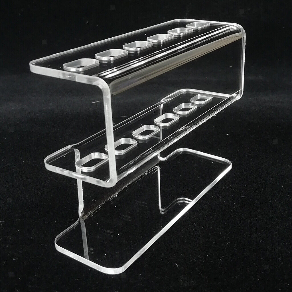 Clear Eyelashes Extension Tweezers Holder Dresser Desk Display Stand Shelf