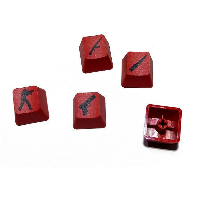 5pcs Creative Keycaps for Mechanical Keyboards OEM Profile PBT Dye-sub Keycap R4