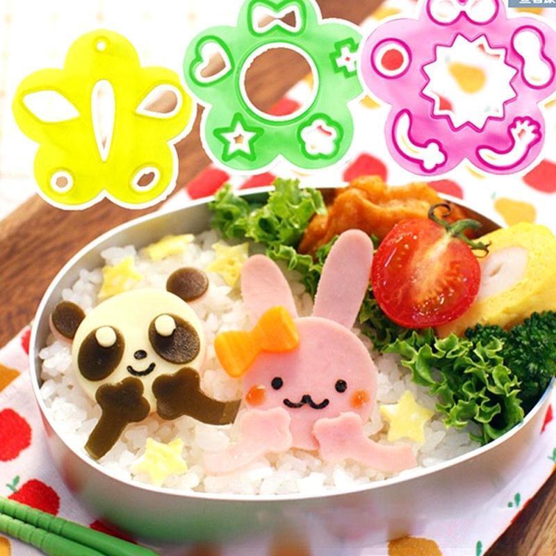 Cute Animal Shaped Rice Ball Mold Onigiris Mold Sushi Molds Rice Ball Makers