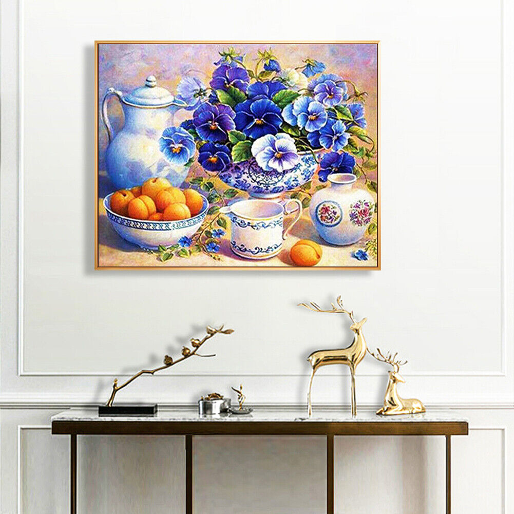 5D DIY Diamond Painting Table Fruit Flower Full Square Drill Wall (FF338)