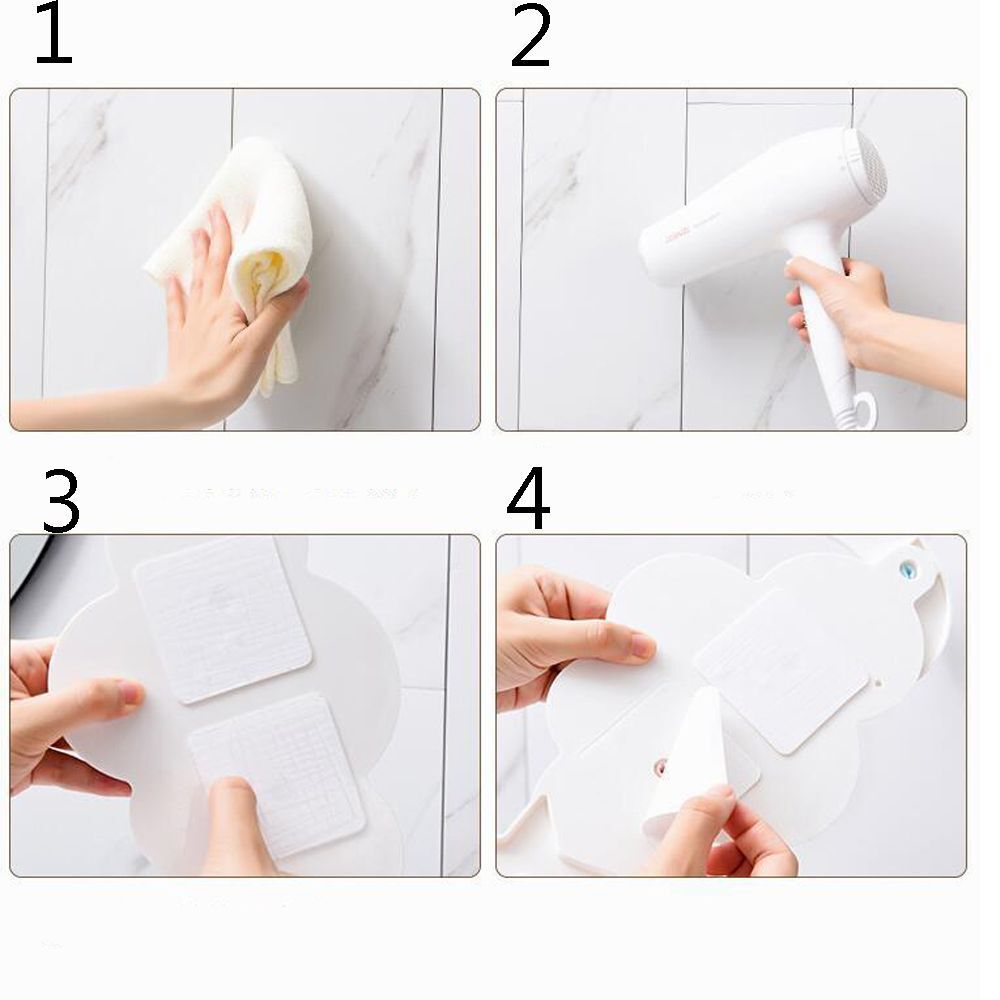 Clothes Hanging Hat Shelf Wall Rack Cloud Hooks Adhesive Hook Hanger Holder