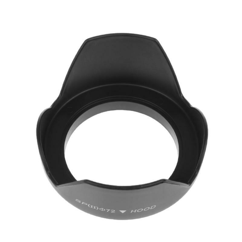 72mm Screwed Flower Petal Sunshade Lens Hood For Nikon Sony DSLR Camera